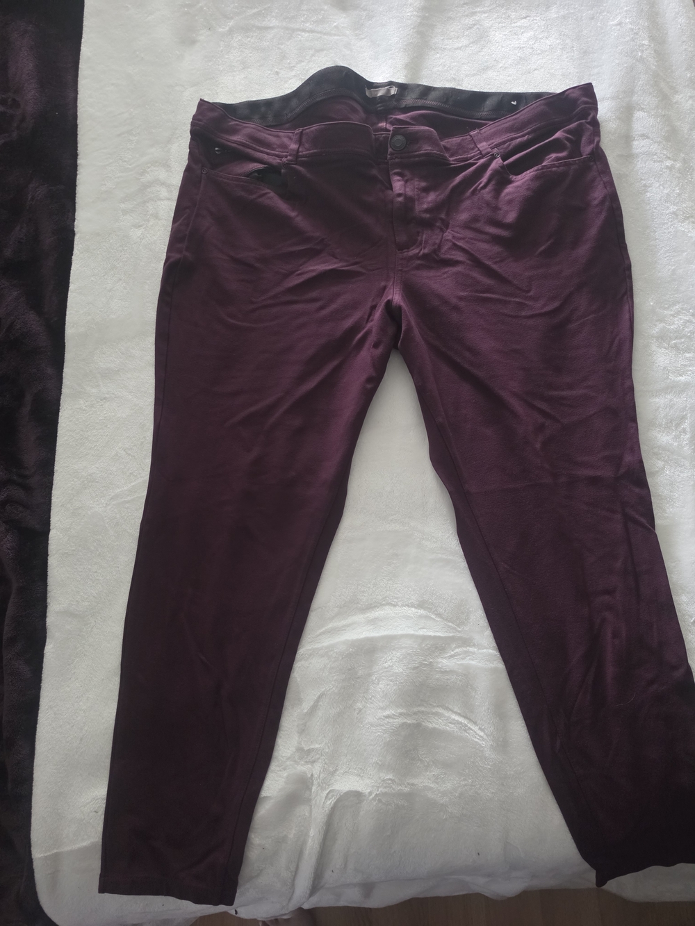 Maurices Women's Skinny Pants - Plum